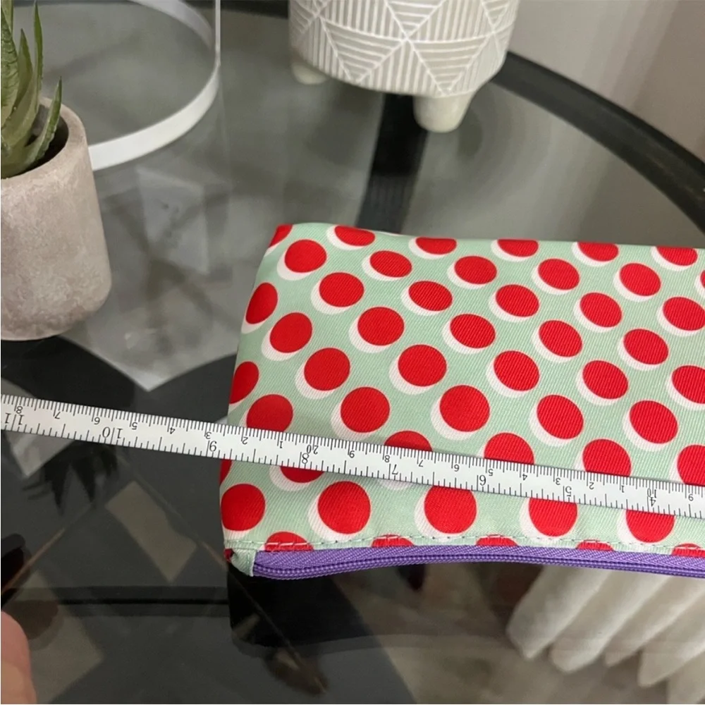 Clinique Eyeshadow Duo 4X Bone/Grey Matters plus Red Polka Dot Bag ~NEW~